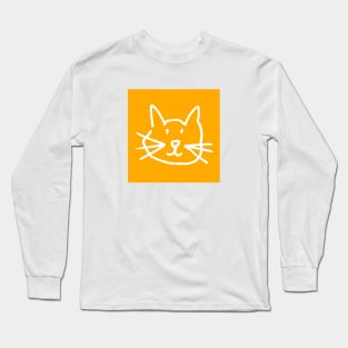 The Cat Yellow Blog Long Sleeve T-Shirt